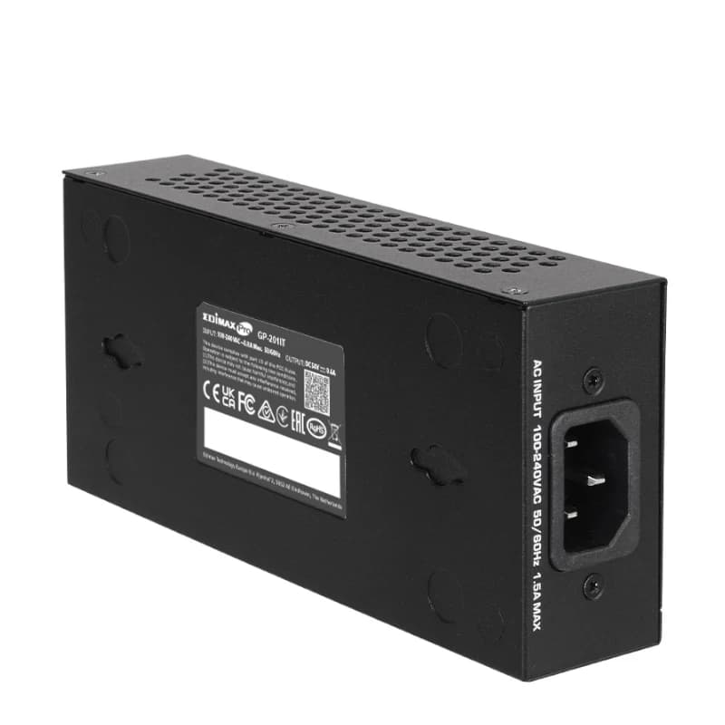 Edimax GP-201IT Inyector POE+ Gigabit 30W 802.3at - 3