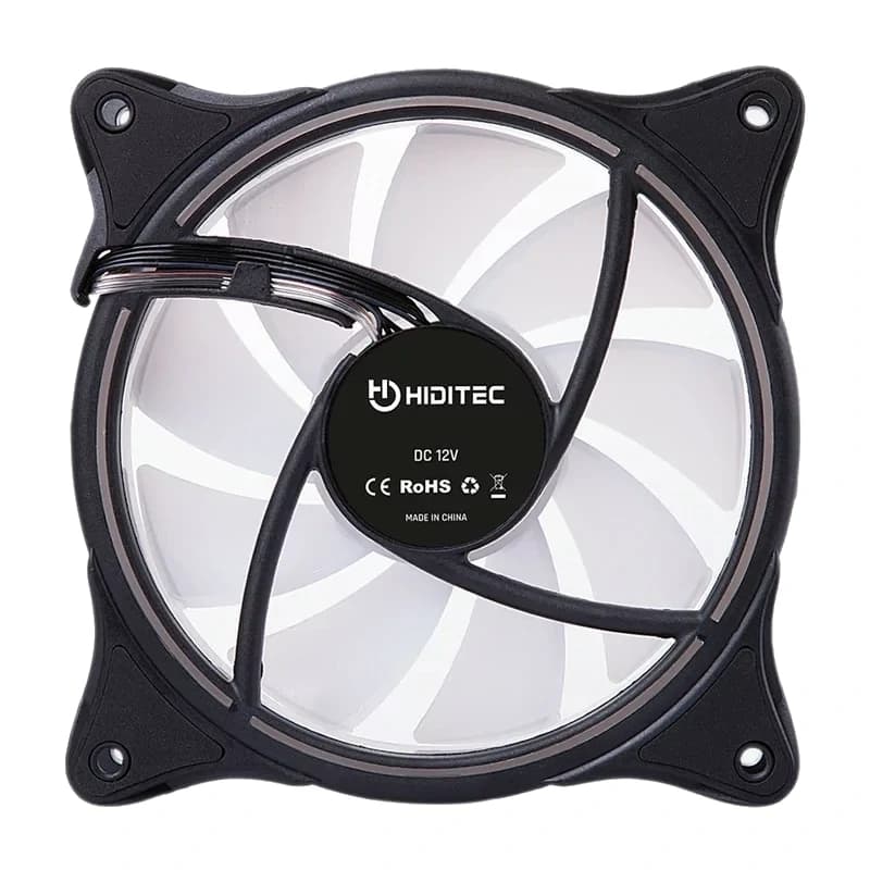 Hiditec Ventilador Gaming ARGB-N-18 BLACK 120 MM - 4