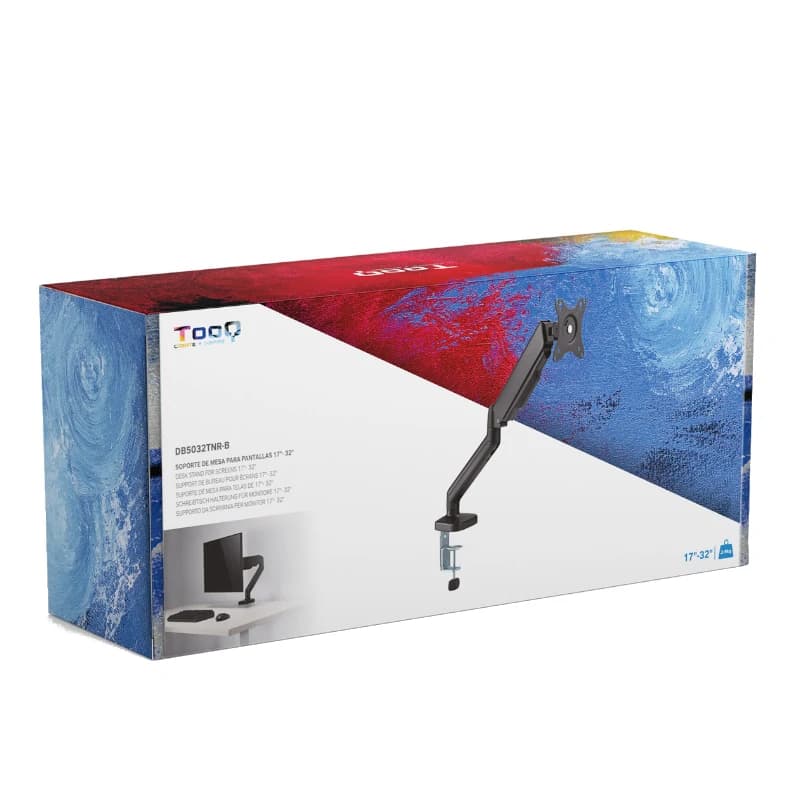 Tooq DB5032TNR-B Soporte mesa 1 brazo 17"-32" - 4