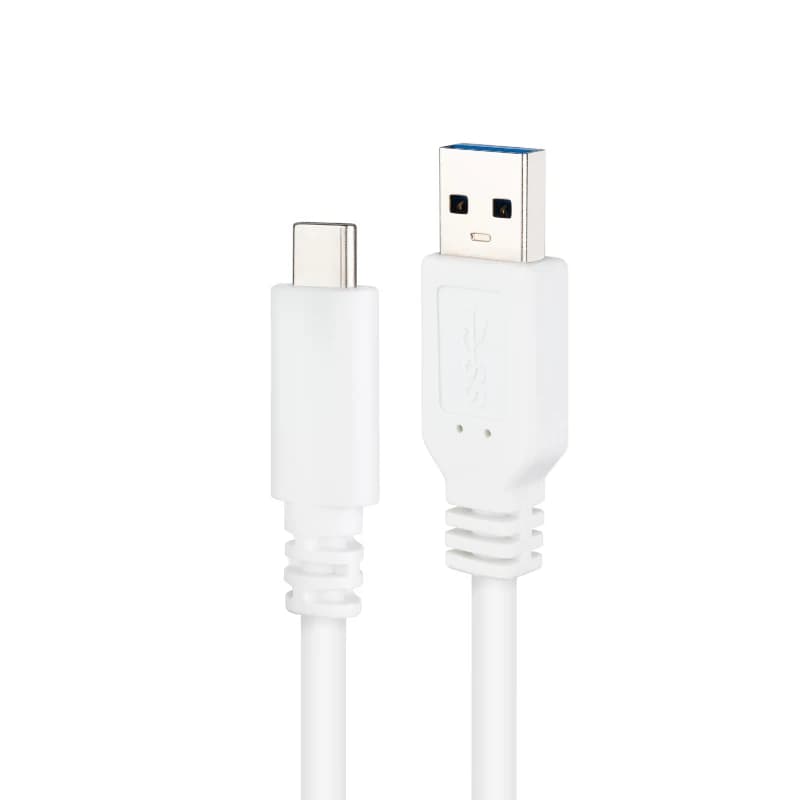 Nanocable Cable USB 3.1 Gen2 USB-C/A 1 M Blanco - 2