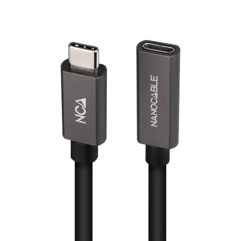 Nanocable Cable USB 3.2 Gen2 USB-C M/H 1,5 M Negro - 2
