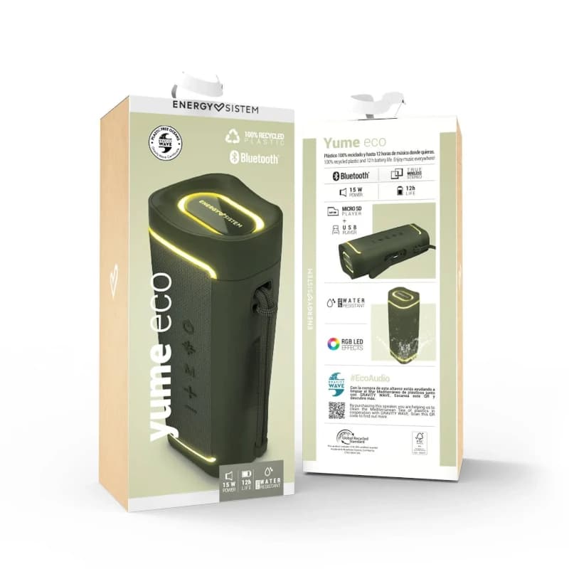 Energy Sistem Yume ECO - Altavoz BT LED RGB - 4
