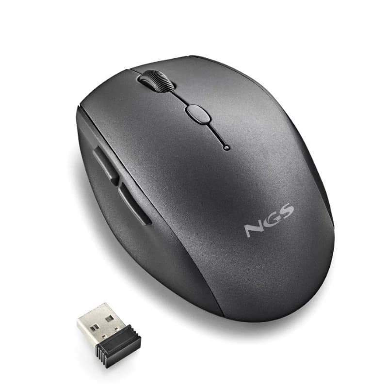 NGS RATON INALAMBRICO CON TECLAS SILENCIOSAS NEGRO - 3