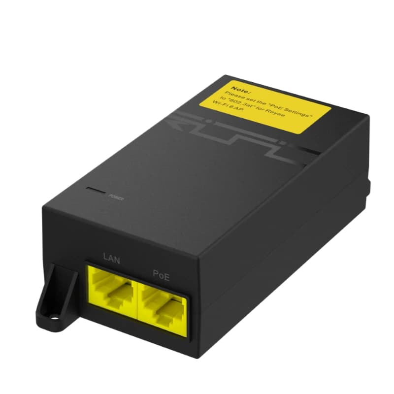 Ruijie 1-port PoE Injector 1000Base-T 52V 31.2W - 2