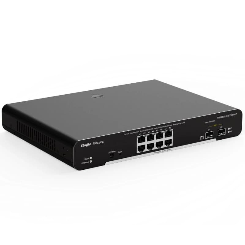 Reyee Switch L2 8xGb PoE+ 2xSFP Slots Rack - 2