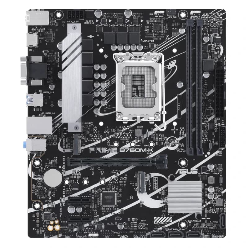 ASUS Placa Base PRIME B760M-K DDR5 mATX 1700 - 2