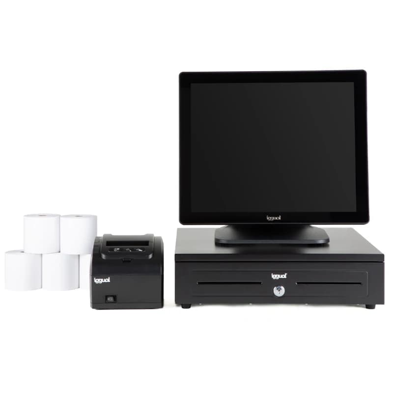 iggual Pack completo TPV 17 N100 TP8002 IRON-HD - 2