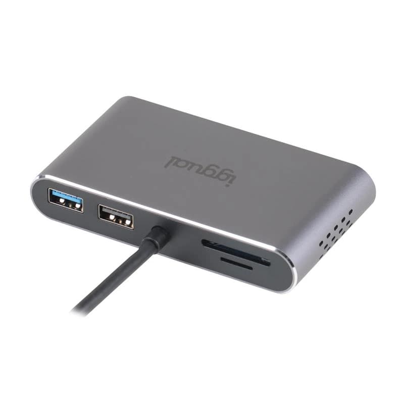 iggual Hub C 8 en 1 2xHDMI 2xUSB 2xSD RJ45 PD100W - 2