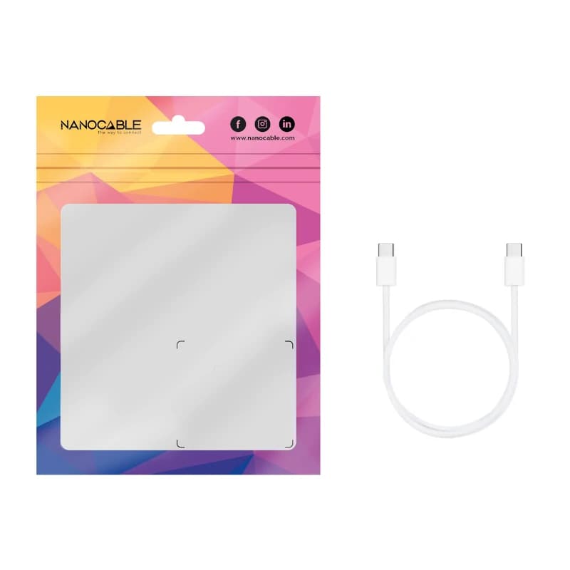 Nanocable Cable USB-C 2.0 60W USB-C/M-M, 1m - 4