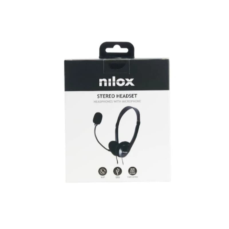 Nilox Auriculares con micrófono USB - 4