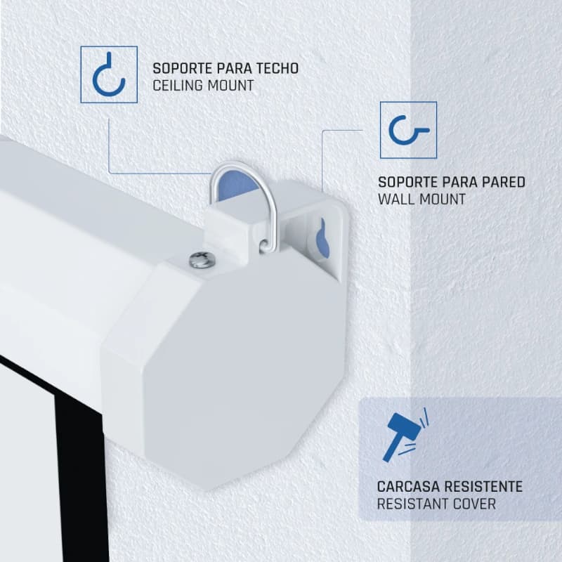 iggual Pantalla manual 16:9 106" 234x131 cm - 4