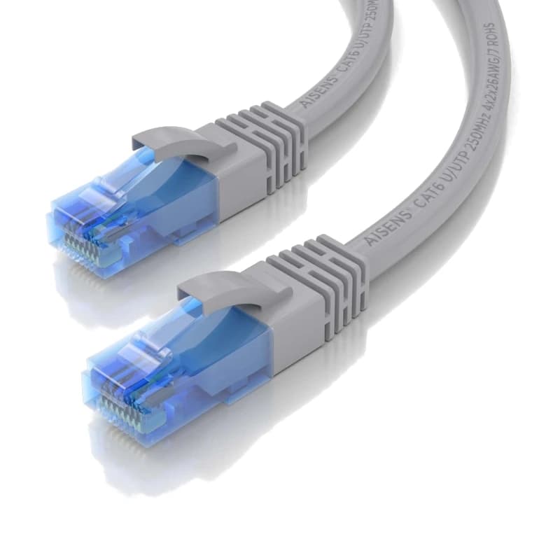 Aisens Cable RJ45 Cat.6 UTP AWG26 CCA Gris 2.0M - 3