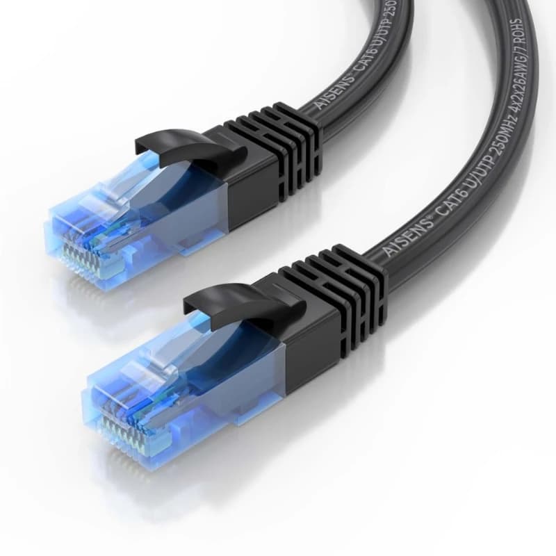 Aisens Cable RJ45 Cat.6 UTP AWG26 CCA Negro 2.0M - 3