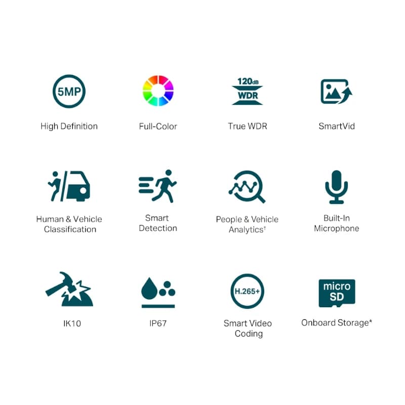 VIGI Cámara IP Domo C250 5MP Plástico Full-Color 2 - 2