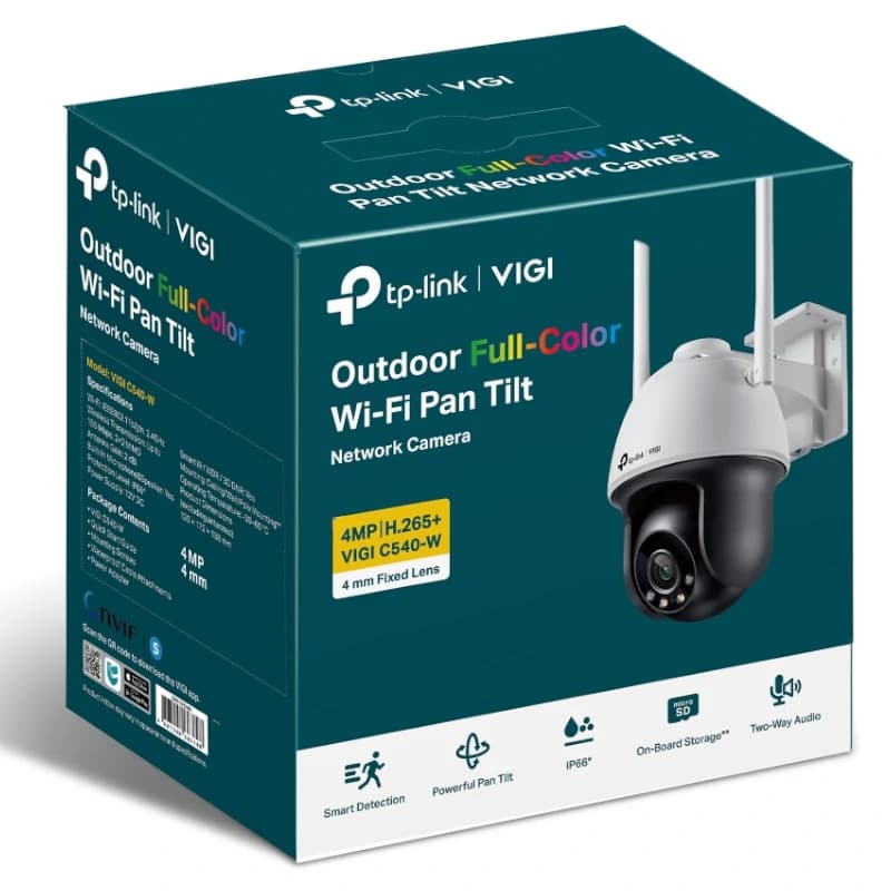 VIGI Cámara IP PT C540-W 4MP Plástico FColor Wi-Fi - 3