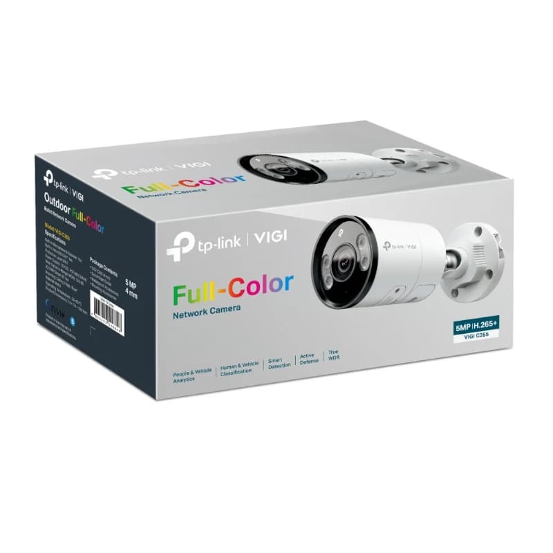 VIGI Cámara IP Bullet C355 5MP Metal Full-Color 6m - 4