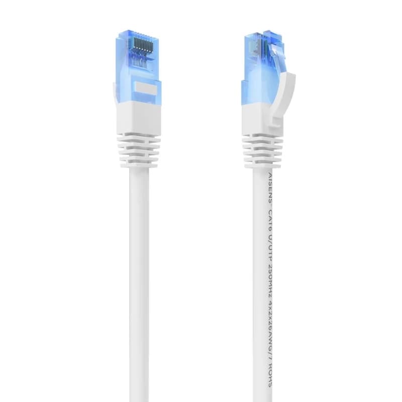 Aisens Cable RJ45 CAT.6 UTP AWG26 CCA Blanco 1.0 - 2