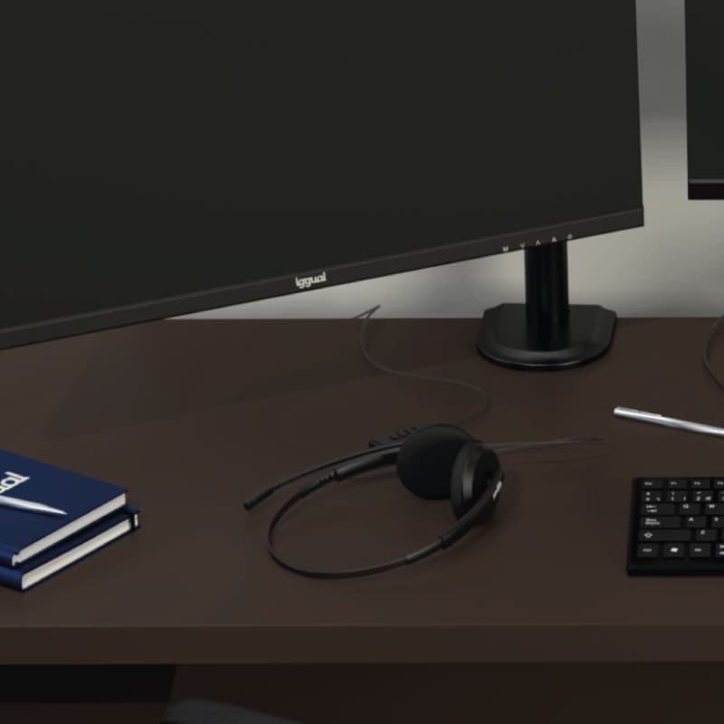 iggual Auriculares USB cancelación ruido ENC 3030 - 7