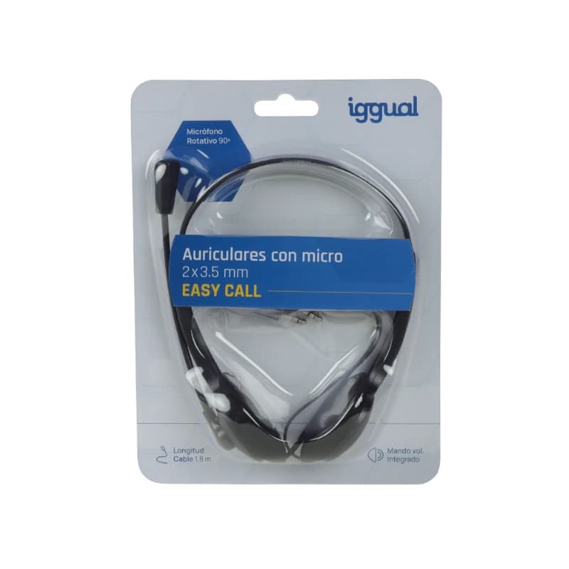 iggual Auriculares con micro 2 x 3.5 mm EASY CALL - 4