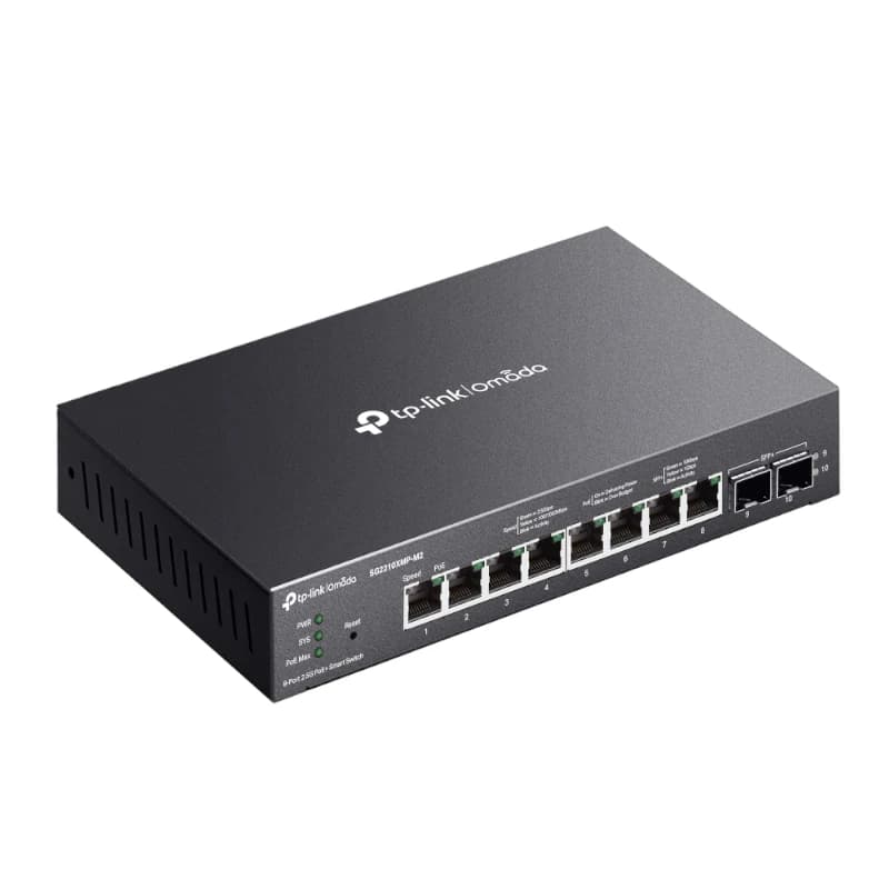 TP-Link SG2210XMP-M2 Switch 8x2,5Gb PoE+ 2xSFP+ - 2