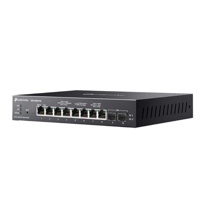 TP-Link SG2210XMP-M2 Switch 8x2,5Gb PoE+ 2xSFP+ - 3