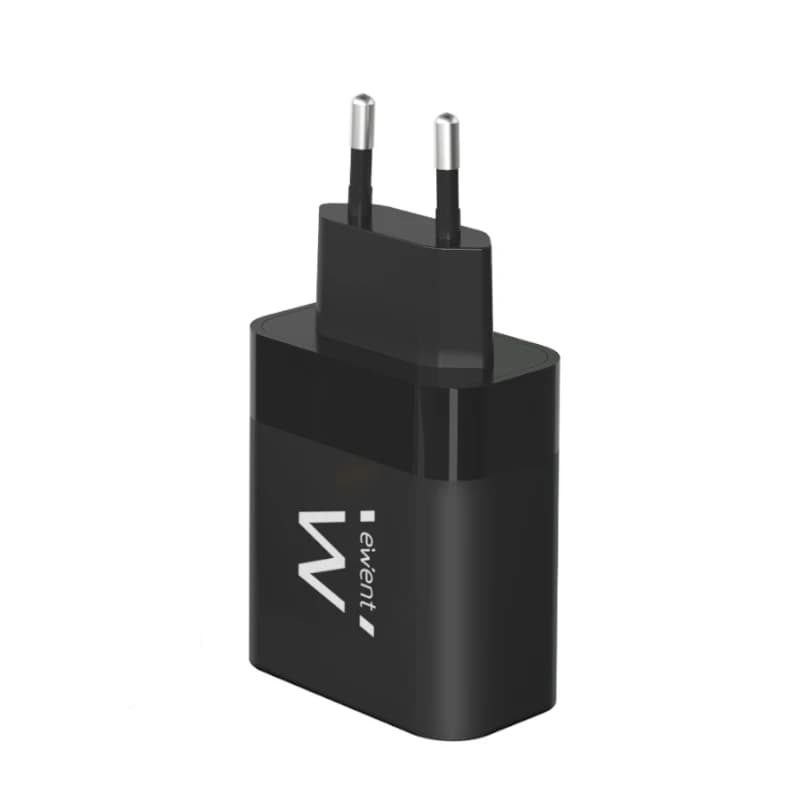 Ewent Cargador Rapido USB-A Y USB-C  GanFast 45W - 2