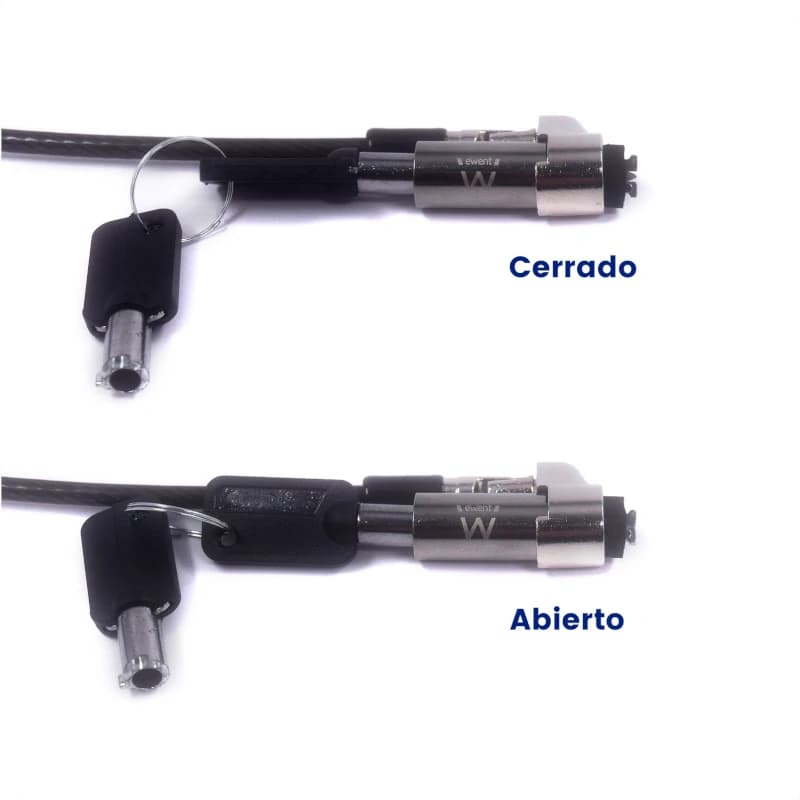 EWENT Cable Seguridad Nano con Llave - 2