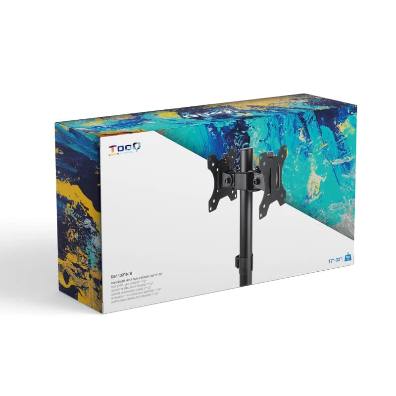 Tooq DB1132TN-B Soporte mesa 2 pantallas 17"-32" - 3