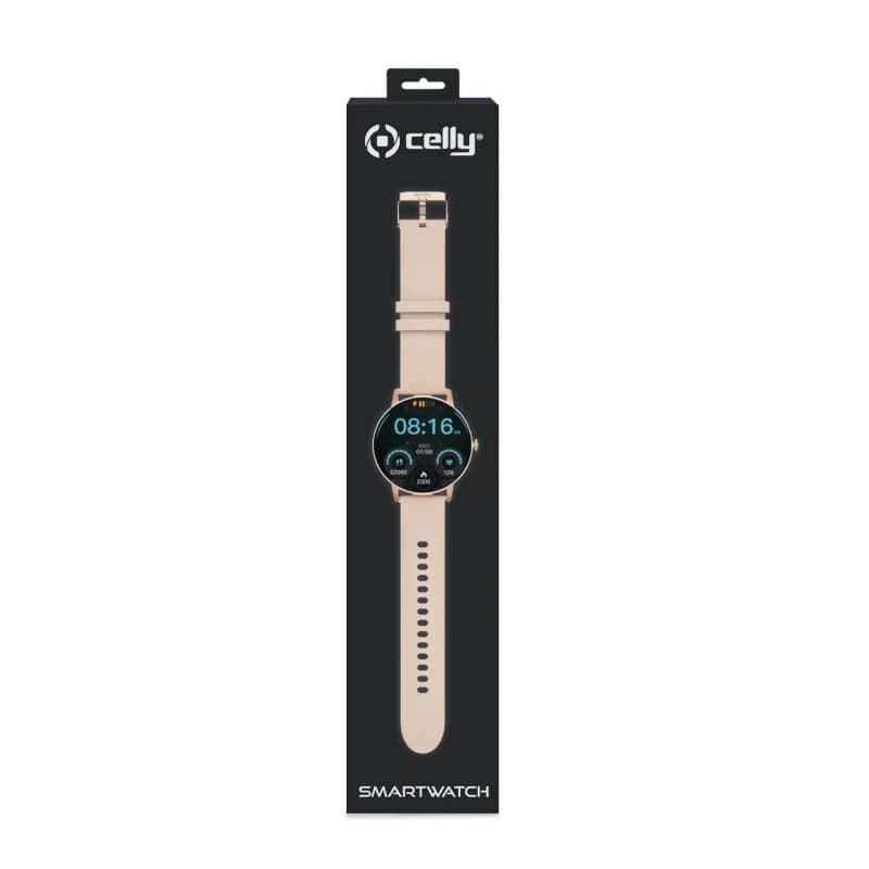 Celly Smartwatch Redondo Funcion Llamada Rosa - 4