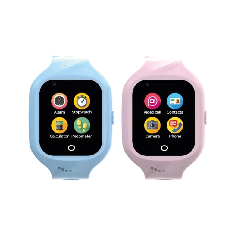 Celly Smartwatch Kids 4G 2 Correas Azul y Rosa - 2