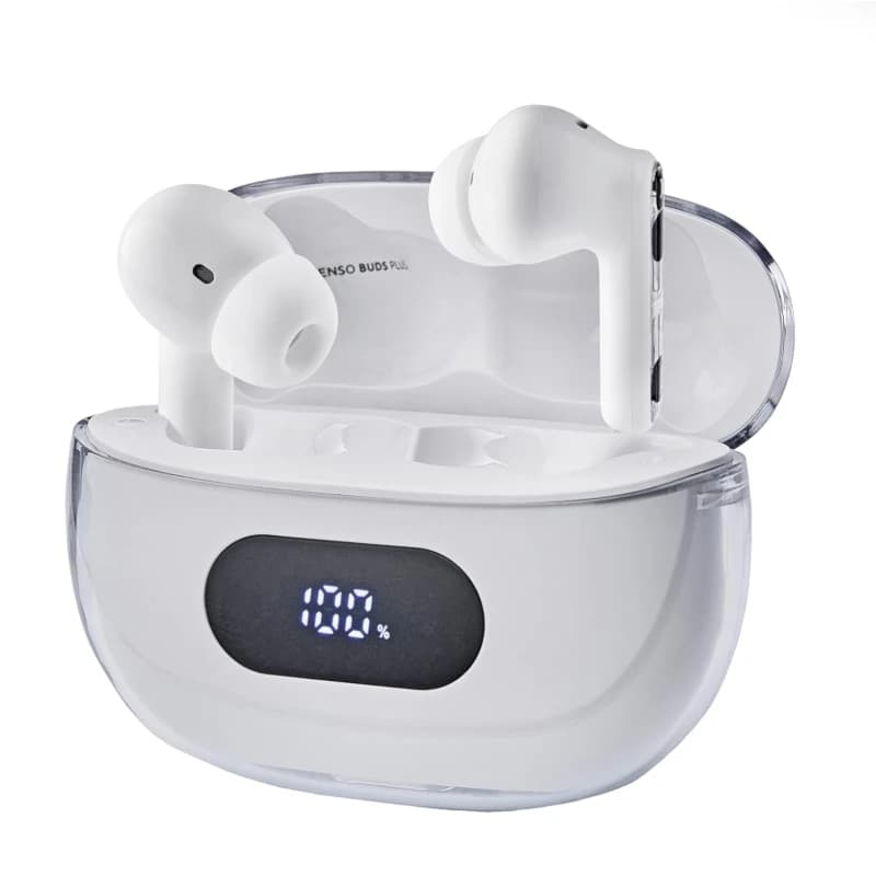 Intenso | Buds Plus Auriculares TWS ANC+ENC| Blanc - 2