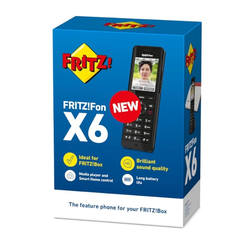 FRITZ! Fon X6 Teléfono inalamb.DECT Negro - 4