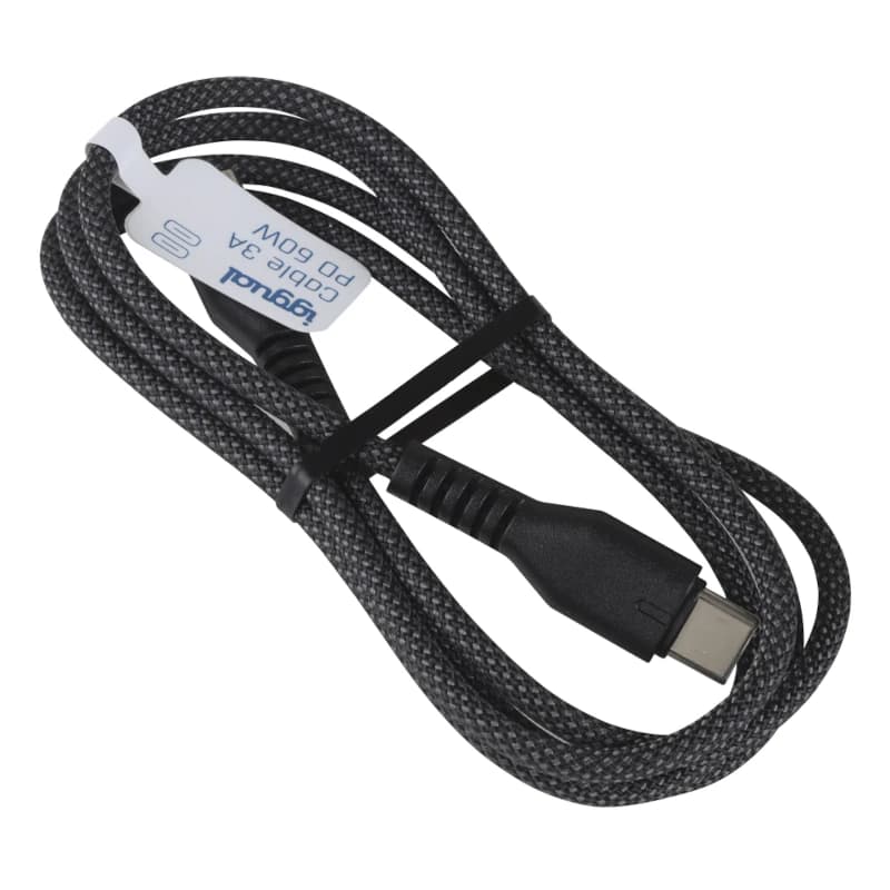 iggual Cable USB-C a tipo C 60W 3A 100 cm trenzado - 2