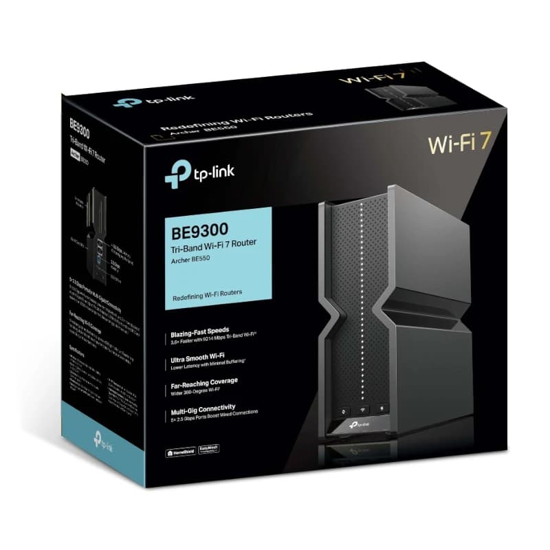 TP-Link  Archer BE550 Router WiFi7 BE9300 1xWAN - 4