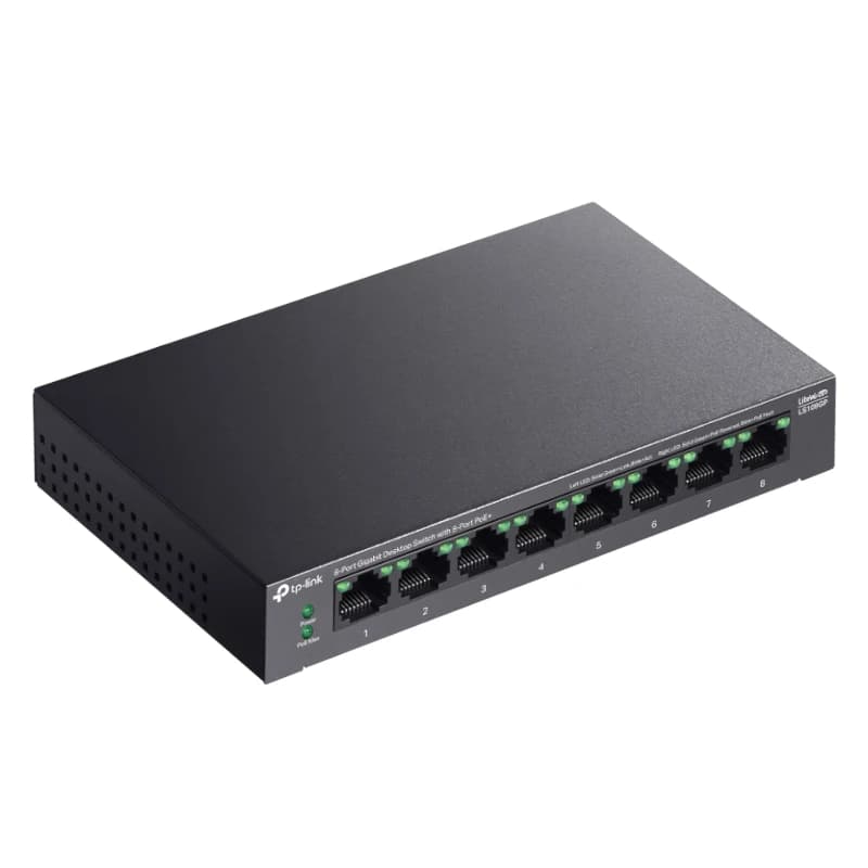TP-Link LS108GP Switch 8xGb PoE+ 62W Desktop - 2