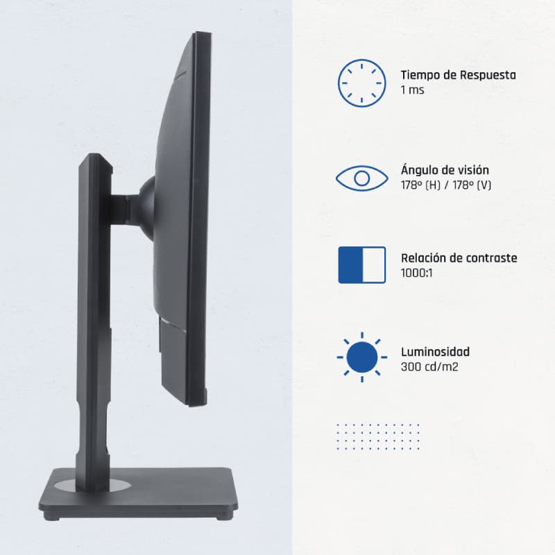 iggual Monitor 27" VGA HDMI 120Hz pivotante AA MM - 3