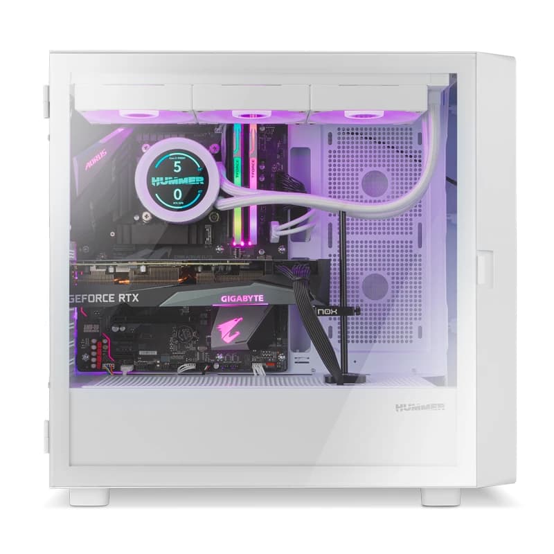 Nox Semitorre HUMMER BIOSpantalla LCD 8" BLANCO - 2