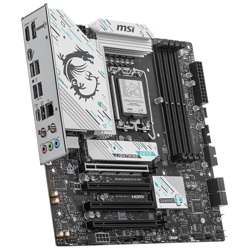MSI Placa Base B860M GAMING PLUS WIFI mATX D5 1851 - 3