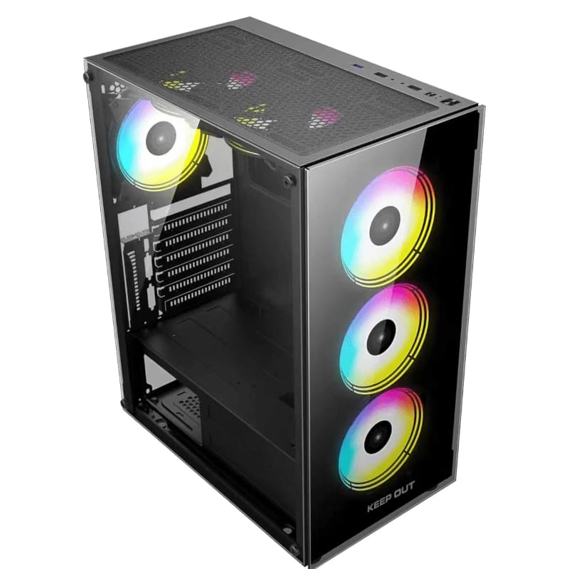 Keep Out Caja ATX XC-210 Glass Black USB3.0 - 2