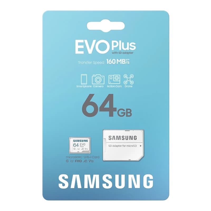 Samsung MicroSDHC EVO Plus New 64GB Clase 10 - 4