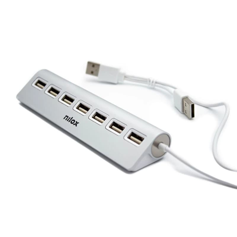 NILOX Hub 7 Puertos Usb 2.0 - 2