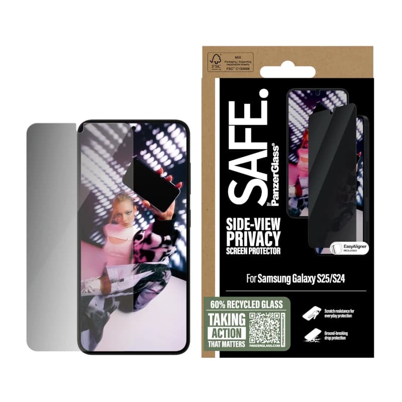 SAFE by PanzerGlass Privacy Scr Samsung  S25-S24 - 3