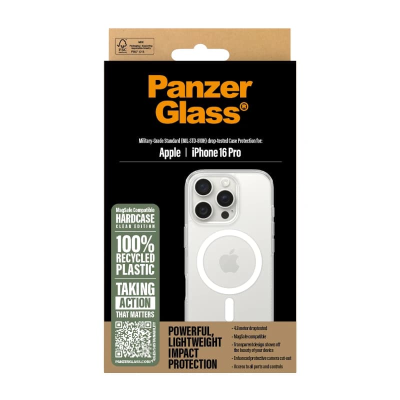 PanzerGlass Case con White MagSafe iPhone 16 Pro - 4