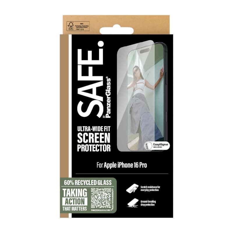 SAFE by PanzerGlass Screen Protector iPhone 16 Pro - 4