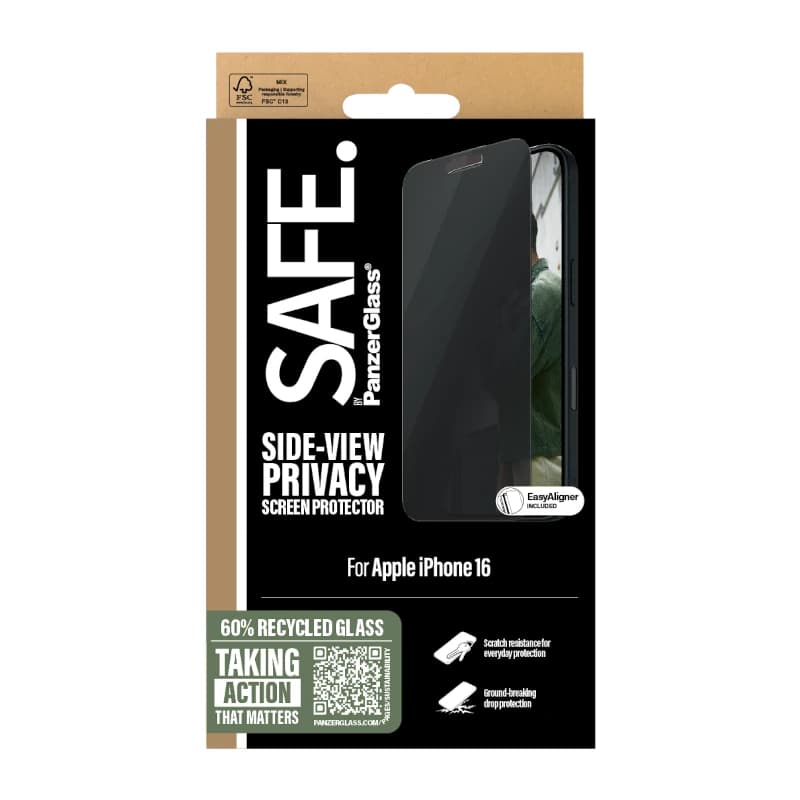 SAFE by PanzerGlass Privacy Protector iPhone 16-15 - 4