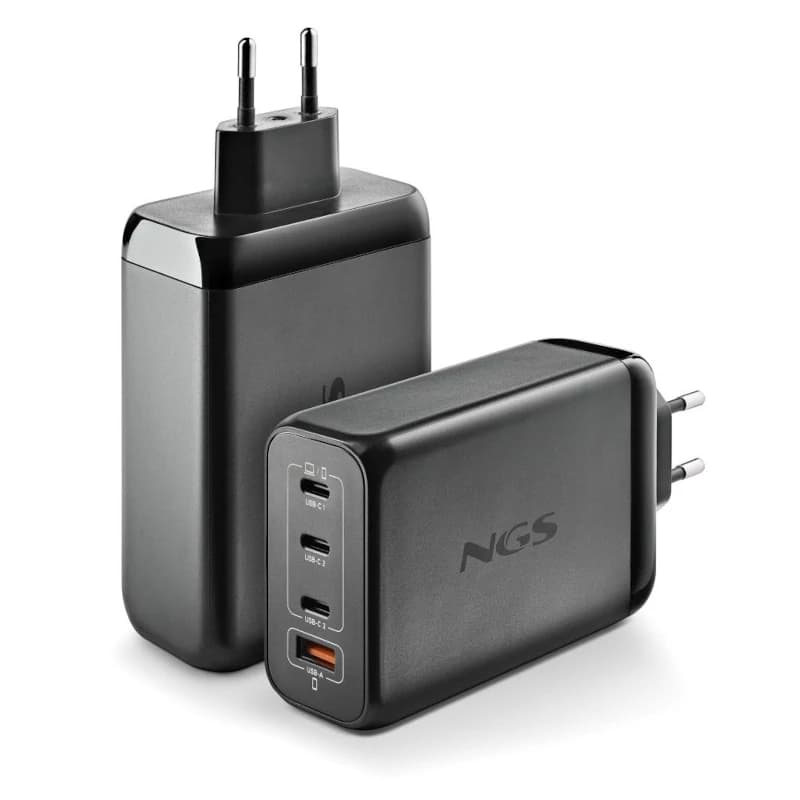 NGS CARGADOR ULTRARAPIDO240W 4 PUERTOS 3USB-C 1 US - 2
