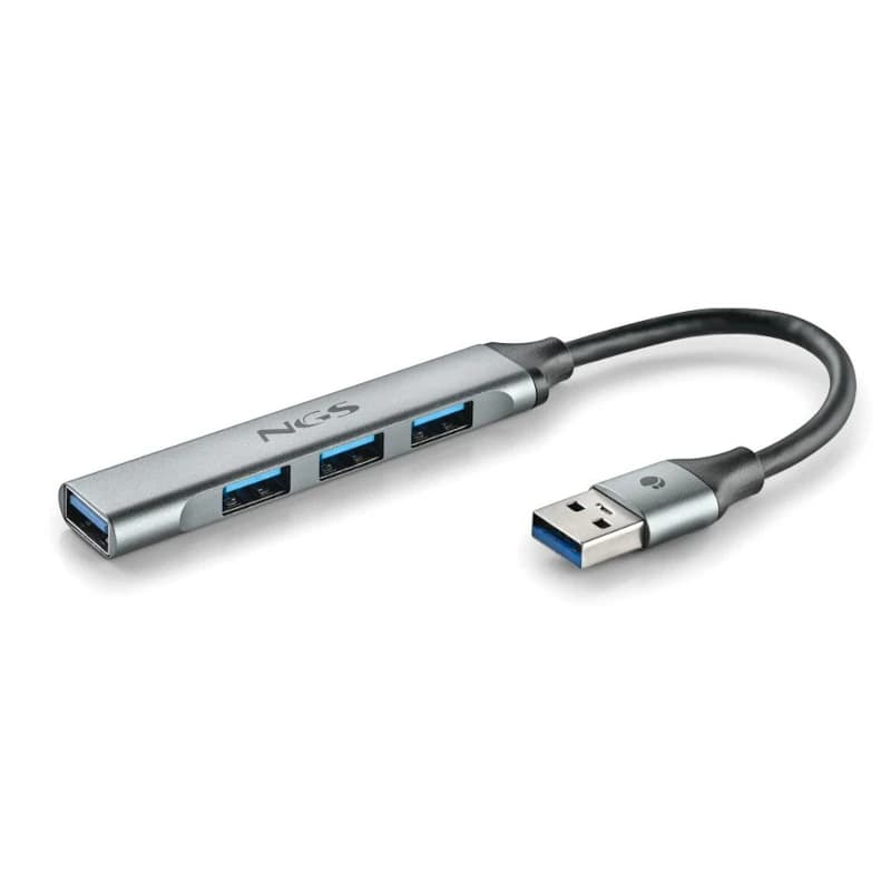 NGS HUB 4 PUERTOS USB: 1 X USB 3.2, 3 X USB 2.0 - 3