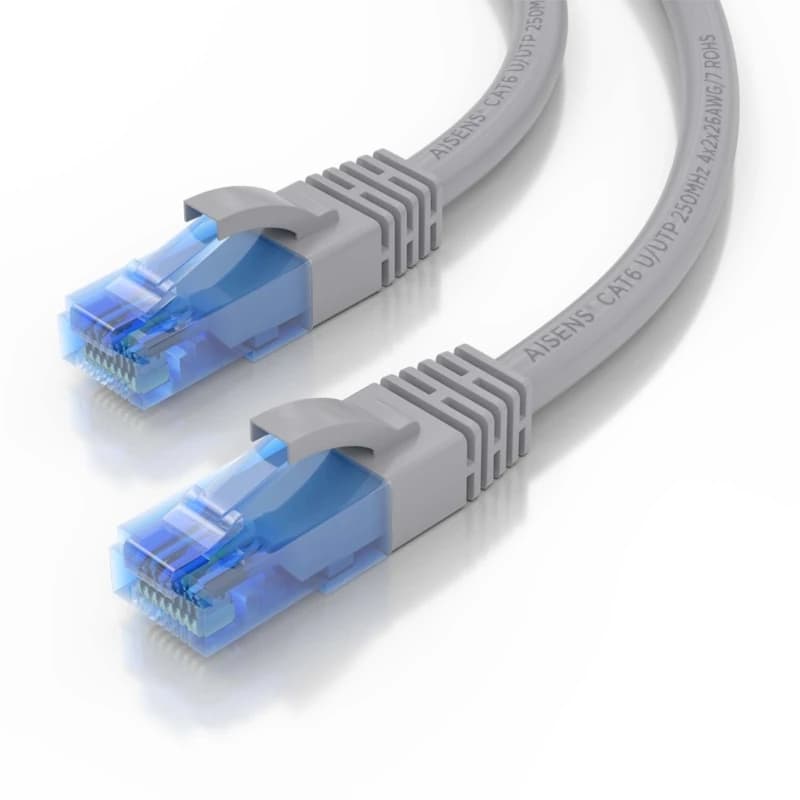 Aisens Cable RJ45 Cat.6 UTP AWG26 CCA Gris 30cm - 2