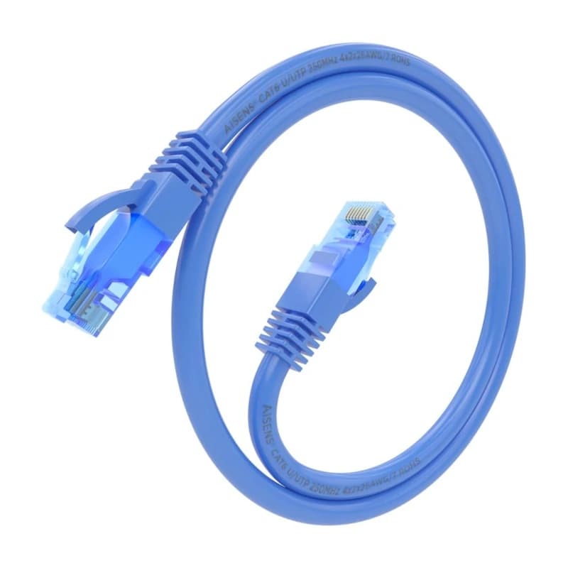 Aisens Cable RJ45 CAT.6 UTP AWG26 CCA Azul 25cm - 2