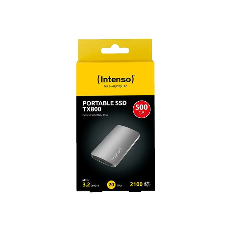 Intenso eSSD TX800 500Gb USB-C 3.2 Gen2 Anthracite - 4